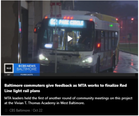 Baltimore commuters give feedback