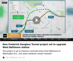 New Frederick Douglass Tunnel project