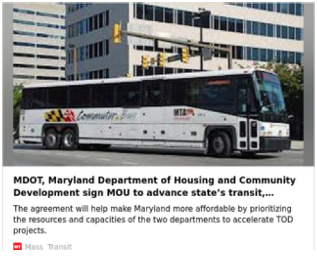 MDOT, MDHCS state transit